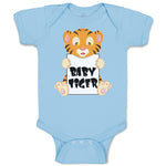 Baby Clothes Cute Little Baby Tiger Sitting Baby Bodysuits Boy & Girl Cotton