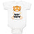 Baby Clothes Cute Little Baby Tiger Sitting Baby Bodysuits Boy & Girl Cotton