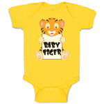 Baby Clothes Cute Little Baby Tiger Sitting Baby Bodysuits Boy & Girl Cotton
