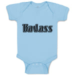 Baby Clothes Badass Typography Letter Baby Bodysuits Boy & Girl Cotton