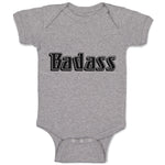 Baby Clothes Badass Typography Letter Baby Bodysuits Boy & Girl Cotton