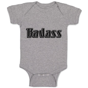 Baby Clothes Badass Typography Letter Baby Bodysuits Boy & Girl Cotton