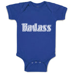 Baby Clothes Badass Typography Letter Baby Bodysuits Boy & Girl Cotton