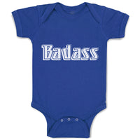 Baby Clothes Badass Typography Letter Baby Bodysuits Boy & Girl Cotton