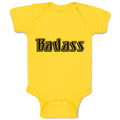 Baby Clothes Badass Typography Letter Baby Bodysuits Boy & Girl Cotton