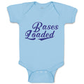 Baby Clothes Bases Loaded Baseball Indoor Sport Gameplay Baby Bodysuits Cotton