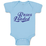 Baby Clothes Bases Loaded Baseball Indoor Sport Gameplay Baby Bodysuits Cotton