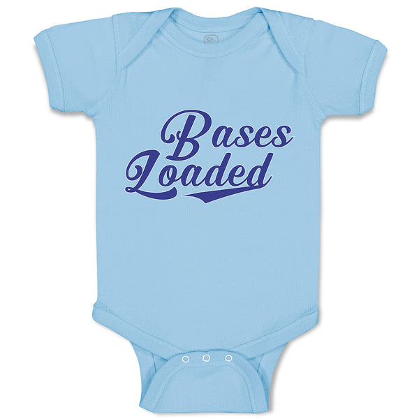 Baby Clothes Bases Loaded Baseball Indoor Sport Gameplay Baby Bodysuits Cotton