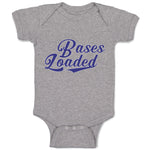 Baby Clothes Bases Loaded Baseball Indoor Sport Gameplay Baby Bodysuits Cotton
