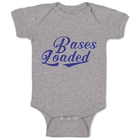 Baby Clothes Bases Loaded Baseball Indoor Sport Gameplay Baby Bodysuits Cotton