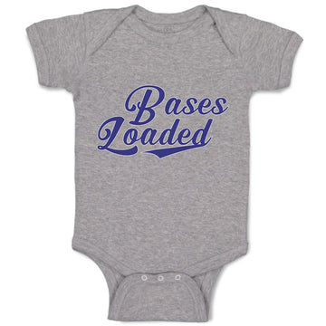 Baby Clothes Bases Loaded Baseball Indoor Sport Gameplay Baby Bodysuits Cotton