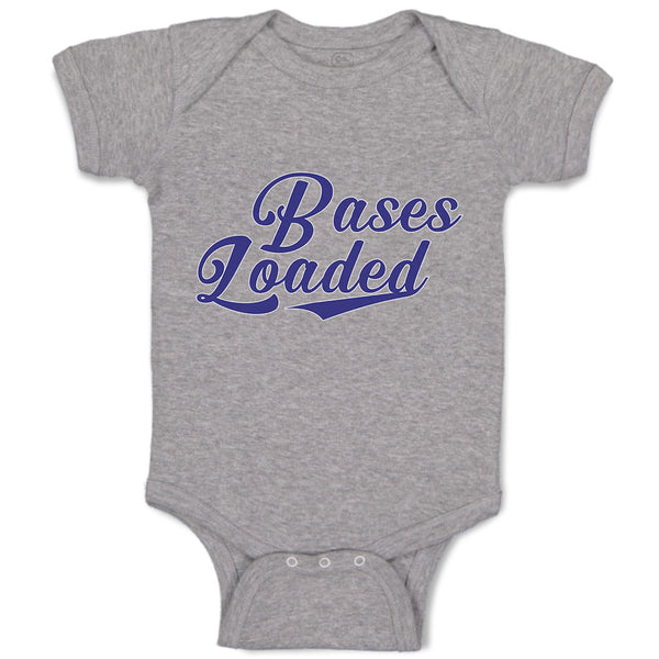 Baby Clothes Bases Loaded Baseball Indoor Sport Gameplay Baby Bodysuits Cotton