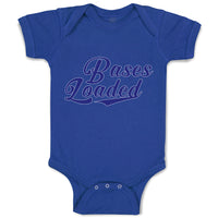 Baby Clothes Bases Loaded Baseball Indoor Sport Gameplay Baby Bodysuits Cotton
