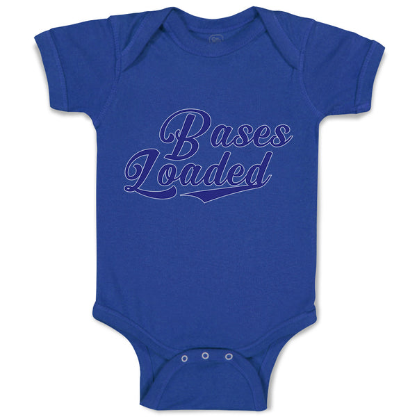 Baby Clothes Bases Loaded Baseball Indoor Sport Gameplay Baby Bodysuits Cotton