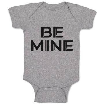 Baby Clothes Be Mine Unique Letters for Valentine's Baby Bodysuits Cotton