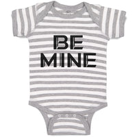 Baby Clothes Be Mine Unique Letters for Valentine's Baby Bodysuits Cotton
