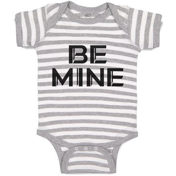 Baby Clothes Be Mine Unique Letters for Valentine's Baby Bodysuits Cotton
