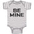 Baby Clothes Be Mine Unique Letters for Valentine's Baby Bodysuits Cotton