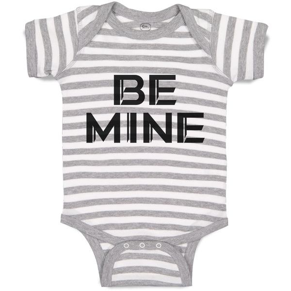 Baby Clothes Be Mine Unique Letters for Valentine's Baby Bodysuits Cotton