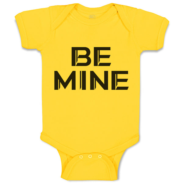 Baby Clothes Be Mine Unique Letters for Valentine's Baby Bodysuits Cotton