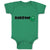 Baby Clothes Grunge Clover Boston Shamrock Leaf St. Patricks Day Symbol Cotton