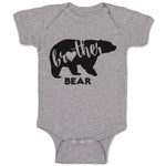 Baby Clothes Brother Bear Silhouette Wild Animal Baby Bodysuits Cotton