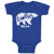Baby Clothes Brother Bear Silhouette Wild Animal Baby Bodysuits Cotton