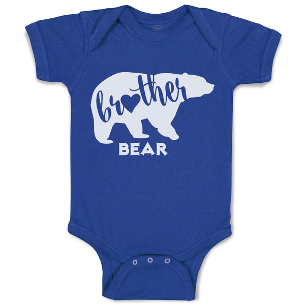 Baby Clothes Brother Bear Silhouette Wild Animal Baby Bodysuits Cotton