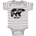 Baby Clothes Brother Bear Silhouette Wild Animal Baby Bodysuits Cotton