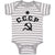 Baby Clothes C.C.C.P Symbol Hammer Sickle and Silhouette Star Baby Bodysuits