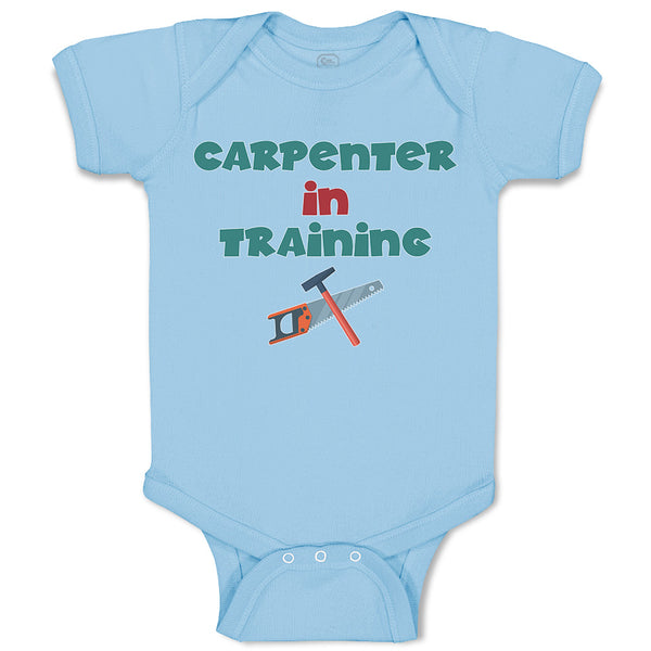 Baby Clothes Carpenterer in Training with Tools Baby Bodysuits Boy & Girl Cotton