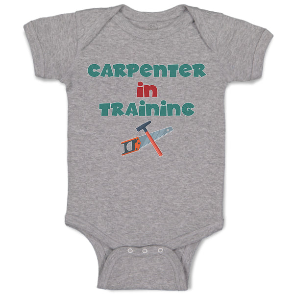 Baby Clothes Carpenterer in Training with Tools Baby Bodysuits Boy & Girl Cotton