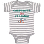 Baby Clothes Carpenterer in Training with Tools Baby Bodysuits Boy & Girl Cotton