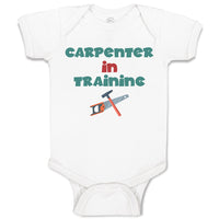 Baby Clothes Carpenterer in Training with Tools Baby Bodysuits Boy & Girl Cotton