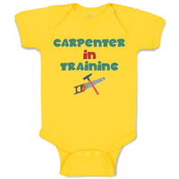 Baby Clothes Carpenterer in Training with Tools Baby Bodysuits Boy & Girl Cotton