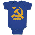 C.C.C.P Symbol Hammer Sickle and Yellow Star