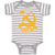 Baby Clothes C.C.C.P Symbol Hammer Sickle and Yellow Star Baby Bodysuits Cotton