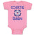 Baby Clothes United States Coast Guard Auxiliary Coastie Baby with Flag Cotton