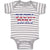 Baby Clothes Costa Rica American Flag Usa Baby Bodysuits Boy & Girl Cotton