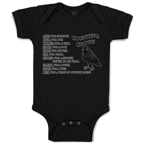 Baby Clothes Crows Joy, Girl, Boy, Gold, Secret, Told, Wish, Kiss, Cotton