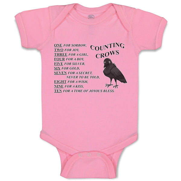 Baby Clothes Crows Joy, Girl, Boy, Gold, Secret, Told, Wish, Kiss, Cotton
