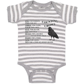 Baby Clothes Crows Joy, Girl, Boy, Gold, Secret, Told, Wish, Kiss, Cotton