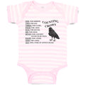 Baby Clothes Crows Joy, Girl, Boy, Gold, Secret, Told, Wish, Kiss, Cotton