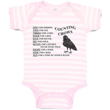 Baby Clothes Crows Joy, Girl, Boy, Gold, Secret, Told, Wish, Kiss, Cotton