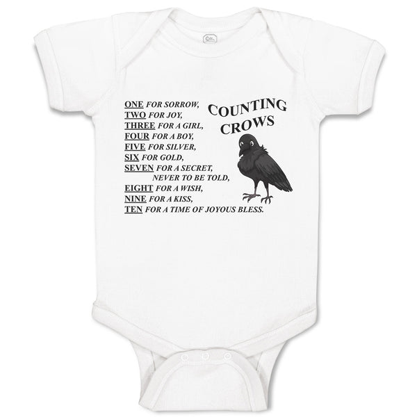 Baby Clothes Crows Joy, Girl, Boy, Gold, Secret, Told, Wish, Kiss, Cotton