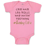 Baby Clothes Crib Hair Leg Rolls Nap Hatin' Teething Baby Life Baby Bodysuits