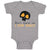 Baby Clothes Don'T Scare Me I Poop Easily An Silhouette Skull Head Cotton