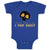 Baby Clothes Don'T Scare Me I Poop Easily An Silhouette Skull Head Cotton