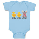 Baby Clothes Duck Duck Moose Bird and Animal Baby Bodysuits Boy & Girl Cotton