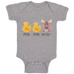 Baby Clothes Duck Duck Moose Bird and Animal Baby Bodysuits Boy & Girl Cotton